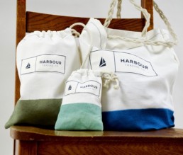 Harbour Logo Tote Bags