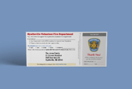 HVFD Donation Drive Donor Card